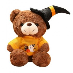 Kawaii Halloween Cadeau drôle Ours en Peluche Peluche Jouet Peluche Animal Enfants Oreiller Cadeau Fille garçon décoration d’
