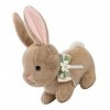 ibasenice Lapin en Peluche Cadeaux De Pâques Animaux Année De La Poupée Lapin Décoration De Table De Pâques Lapins en Peluche