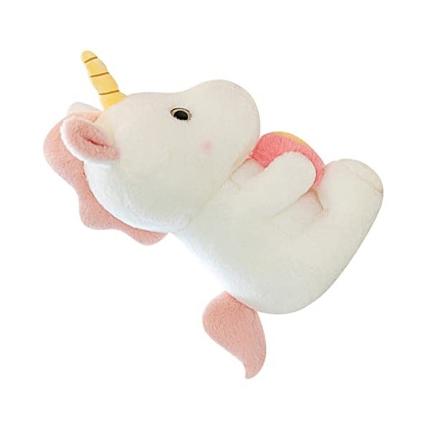 Vaguelly Peluche Cotillons Licorne Jouet Apaisant Licorne à Câliner Oreillers Doux pour Animaux Pompons De Porcistas Coussin 