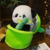 Kawaii Bambou Tube Panda Peluche Jouets Mignon en Peluche Animal Poupée Créatif Coussin Chambre Décoration Enfants Filles Ann