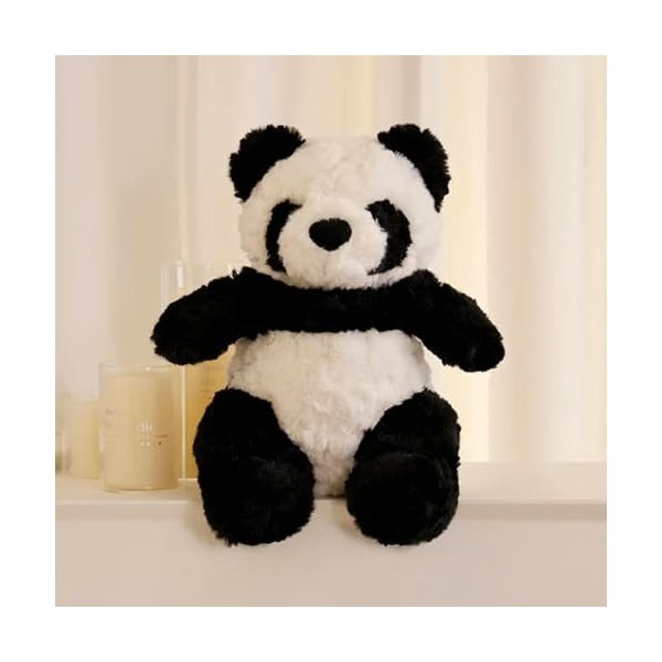 EacTEL Animal Peluche Jouet Panda Poupée Éléphant Peluche Animal Poupée Enfants Fille Noël Cadeau D’Anniversaire 35cm 3