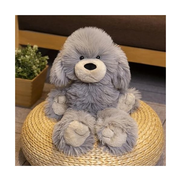 KiLoom Cheveux Longs Teddy Dog Peluche Chiot Peluche Jouet Filles Cadeau D’Anniversaire Décoration À La Maison pour Enfants P