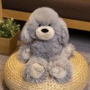 KiLoom Cheveux Longs Teddy Dog Peluche Chiot Peluche Jouet Filles Cadeau D’Anniversaire Décoration À La Maison pour Enfants P