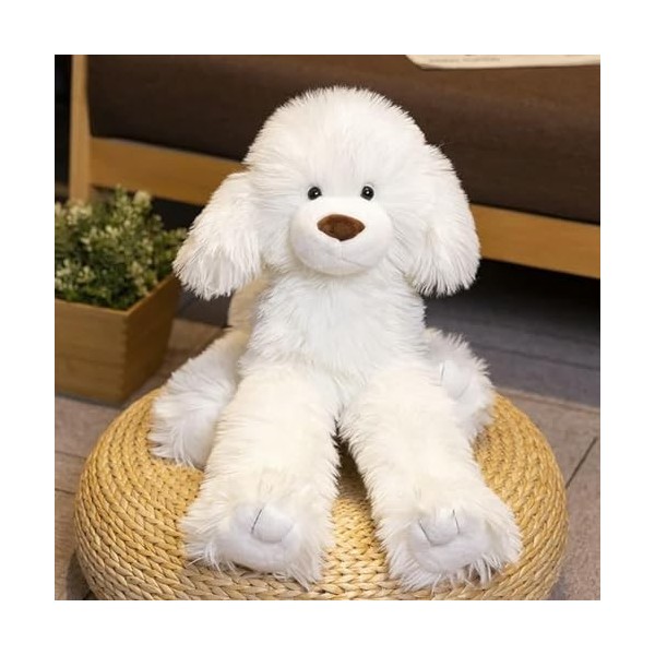 KiLoom Cheveux Longs Teddy Dog Peluche Chiot Peluche Jouet Filles Cadeau D’Anniversaire Décoration À La Maison pour Enfants P