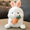 EacTEL Mignon Lapin Panda Peluche Jouet en Peluche Animal Mignon Furry Bunny Duck Poupée Cadeau D’Anniversaire pour Fille Cad