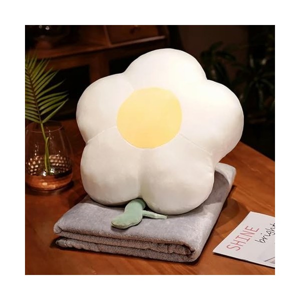 NOpinz Fleur en Forme Oreiller Tapis De Sol Bureau Tatami Voiture Tapis Chaise Siège en Peluche Peluche Cadeau Anniversaire C