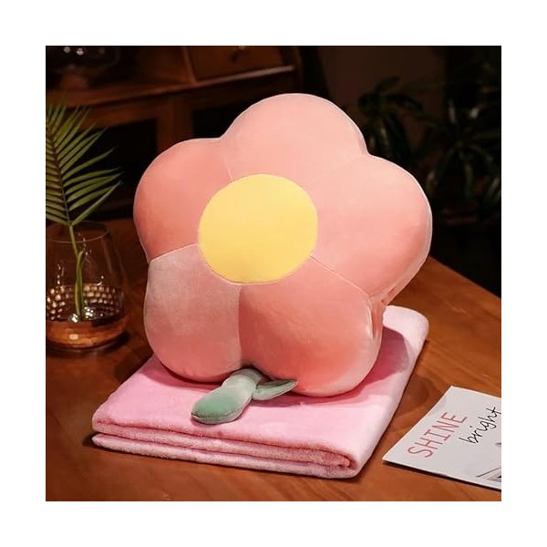 NOpinz Fleur en Forme Oreiller Tapis De Sol Bureau Tatami Voiture Tapis Chaise Siège en Peluche Peluche Cadeau Anniversaire C