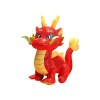 ulafbwur Dragon en peluche - Décorations du Nouvel An 2024 - Poupée en peluche pour enfants - Zodiaque chinois - Mascotte de 