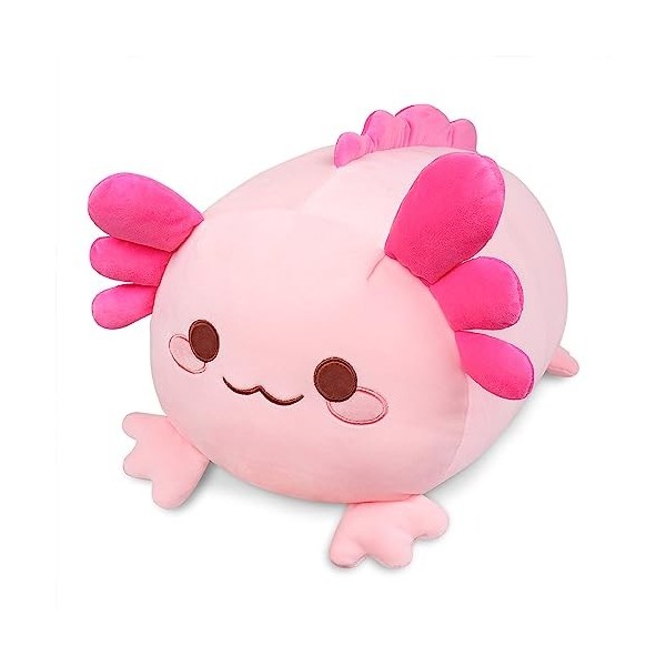 Axolotl – Oreiller en peluche Axolotl – Jouet en peluche Axolotl – Coussin en peluche pour anniversaire, Noël, décoration di