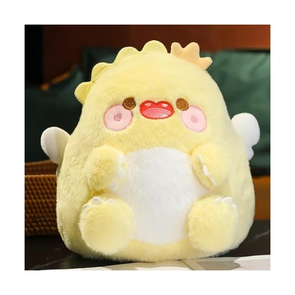 Kawaii Animal Macaron Dinosaure Peluche Jouet Dessin animé Peluche Dinosaure Oreiller Dos canapé Coussin Fille Cadeau d’Anniv