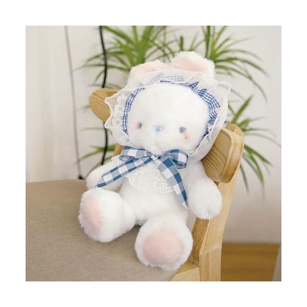 EacTEL Mignon Lapin en Peluche Jouet Lapin en Peluche Peluche Poupée Oreiller Cadeau D’Anniversaire Enfants Fille Cadeau De N