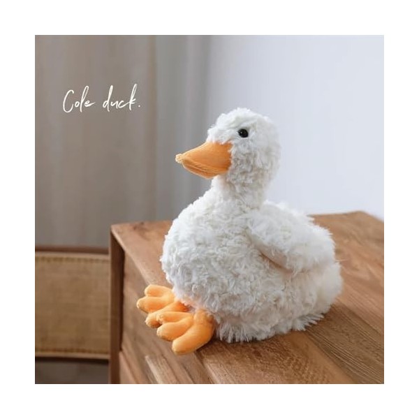 EacTEL Poupée de Canard Mignon Peluche Animal Dessin animé Peluche Canard Peluche Jouet Kawaii Cadeau Enfants Fille Anniversa