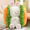 KiLoom Créatif Corgi Chien Lapin Hamburger Jouets en Peluche Animal en Peluche Coussin Canapé Coussin Enfants Cadeau D’Annive