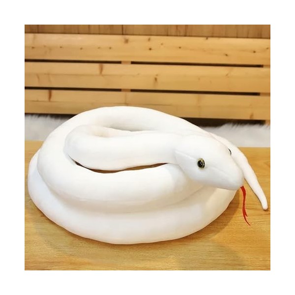 Python doré Serpent géant Jouet en Peluche Serpent en Peluche Enfants garçon Cadeau décor à la Maison 200cm 5