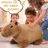 Finetoknow 60cm Peluche Capybara XXL Peluche Capybara Peluche Super Doux Peluche Mignon Animal simulé Capybara Peluche Oreill