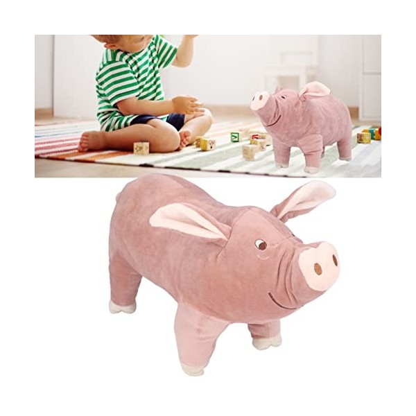 YOKAM Sweet Teddy Pig, Cochon en Peluche Rose Multifonctionnel pour la Maison