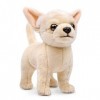 MAOWO Planet Simulation de chien Chihuahua en peluche - 25,4 cm - Jouet en peluche pour enfants