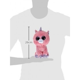 Ty - Ty36963 - Peluche - Beanie Boos - Magic La Licorne Rose - 23 Cm
