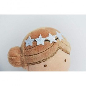 Jolijou - Poupée Princesse en Tissu Brune - Agathe - Les Demoiselles Précieuses - Boite Cadeau - 30 Cm - Peluche Elegante - I