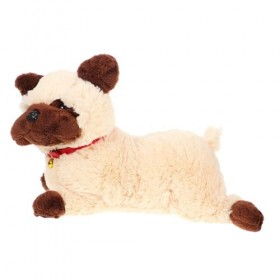 Vaguelly Poupée Carlin Jouet en Peluche pour Chien Chiot Moelleux Peluche Animal en Peluche Animal en Peluche Chiot Peluches 