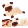 Vaguelly Poupée Carlin Jouet en Peluche pour Chien Chiot Moelleux Peluche Animal en Peluche Animal en Peluche Chiot Peluches 