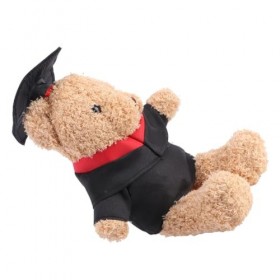 ibasenice Souvenirs Cadeaux Peluche Cadeau Commémoratif Jouets en Peluche Ours en Peluche avec Robe De Graduation Graduation 