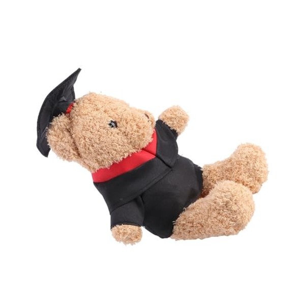 ibasenice Souvenirs Cadeaux Peluche Cadeau Commémoratif Jouets en Peluche Ours en Peluche avec Robe De Graduation Graduation 