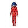 RUBIES - Déguisement MIRACULOUS Officiel Ladybug pour Enfants - Taille 7-8 ans - Costume dhéroïne Tikki Lady Bug - Costume a