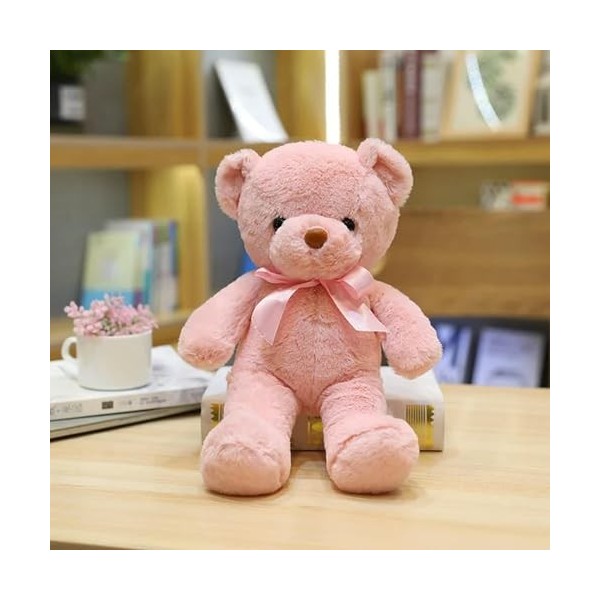 EacTEL Kawaii Peluche Ours en Peluche Mignon Animal en Peluche Ours en Peluche Oreiller Fille Chambre Décoration Poupée Enfan