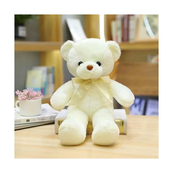 EacTEL Ours en Peluche Kawaii, Jouet Animal en Peluche Mignon, Jouet en Peluche Oreiller, décoration de Chambre de Fille, Cad