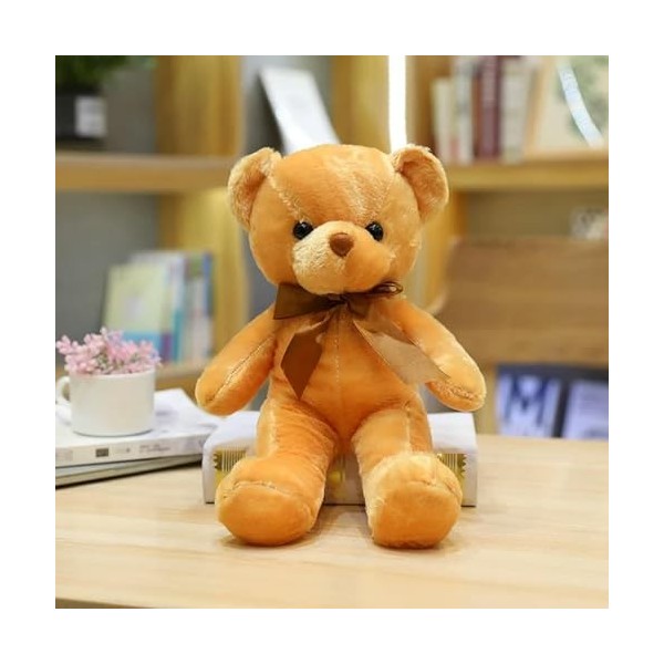 EacTEL Ours en Peluche Kawaii, Jouet Animal en Peluche Mignon, Jouet en Peluche Oreiller, décoration de Chambre de Fille, Cad