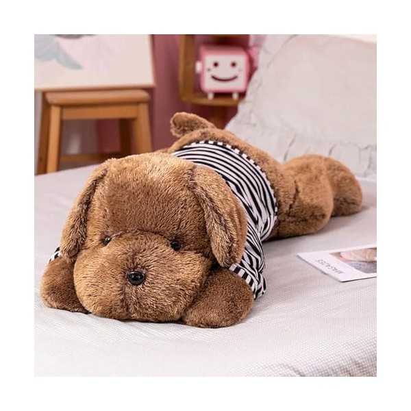 Kawaii Chien Peluche Jouet en Peluche Mignon Chiot Animal Poupée Doux Long Oreiller Enfants Fille Cadeau D’Anniversaire 60cm 