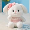 Sweet Cute Bunny Doll Coussin en Peluche Kawaii Grande Oreille Coeur Lapin Fille Jouets Décoration D’intérieur Cadeau D’Anniv