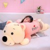 PaMut Ours en Peluche Mignon avec des vêtements rayés poupée Peluche Dessin animé Animal Peluche Jouet Doux Sommeil Oreiller 