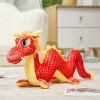 Jouet en Peluche Dragon du Zodiaque Peluche Dessin animé Animal Dinosaure poupée Enfants garçon Fille Cadeau d’Anniversaire C
