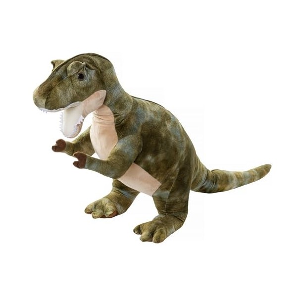 Gustaw Dino Norman Peluche Grand XXL, Dinosaure en Peluche, Jouet Peluche Décoration, Tyrannosaure Rex Animaux en Peluche Gra