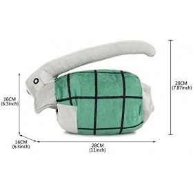 Roffatide Anime My Hero Academia Katsuki Bakugo Oreiller en Peluche Cosplay Grenade en Forme de Gants Coussins 2 pièces