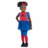 Marvel Spiderman Toddler Girls Costume Dress, Leggings and Headband Set 3T 