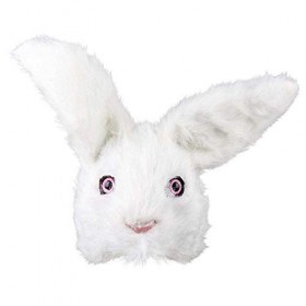 Generique - Masque Lapin Peluche Adulte