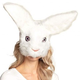 Generique - Masque Lapin Peluche Adulte