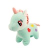 FeiWen Peluche Licorne Joue Le De Cadeau danniversaire pour Les Enfants Jaune, 55cm 