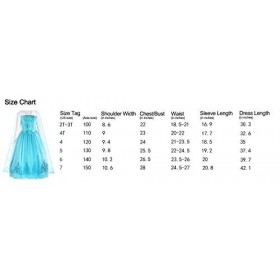 ReliBeauty Fille Robe de princesse avec paillettes manches longues costume d’Halloween/Noël déguisement pour enfants dress up