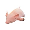 URFEDA Peluche Cochon, Chubby Cochon Coussin Doux Oreiller Cochon en Peluche Oreiller en Peluche Animal Réaliste Peluche Coch