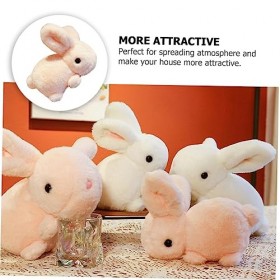 Toyvian 4 Pièces Lapin en Peluche Jouet pour Enfants Cadeaux pour Enfants Décoration Dintérieur Décor pour Enfants Décor De 