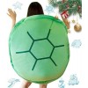 Peluche tortue portable,oreiller tortue,oreillers en carapace tortue,oreiller en peluche tortue amovible,jouet en peluche tor