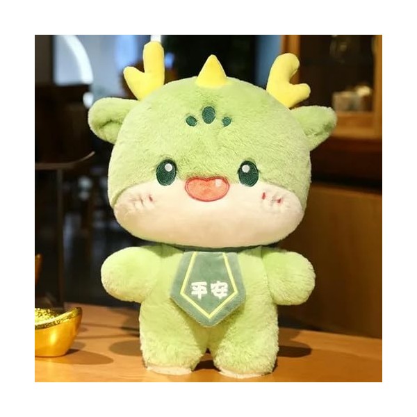 Peluche Dragon Peluche poupée Peluche Dinosaure coloré Jouet Nouvel an Mascotte poupée Enfants poupée Kawaii Cadeaux de Noël 