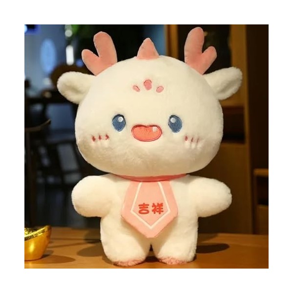 Peluche Dragon Peluche poupée Peluche Dinosaure coloré Jouet Nouvel an Mascotte poupée Enfants poupée Kawaii Cadeaux de Noël 