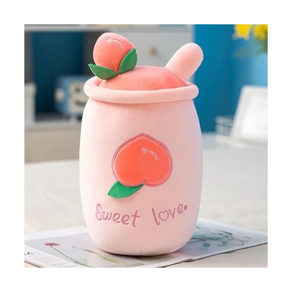 Bubble Milk Tea Cup Géant Peluche Jouet Kawaii Fruit Milk Tea Kids Peluche Poupée Oreiller Moelleux Cadeau D’Anniversaire pou