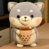 Kawaii Shiba Inu Chien Peluche Jouet en Peluche Animal Oreiller Chien Bulle Tasse À Thé Poupée Fille Cadeau D’Anniversaire 35