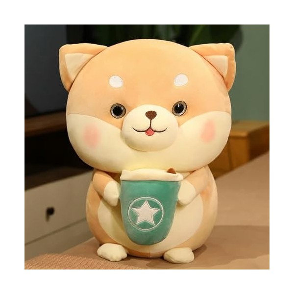 Kawaii Shiba Inu Chien Peluche Jouet en Peluche Animal Oreiller Chien Bulle Tasse À Thé Poupée Fille Cadeau D’Anniversaire 35